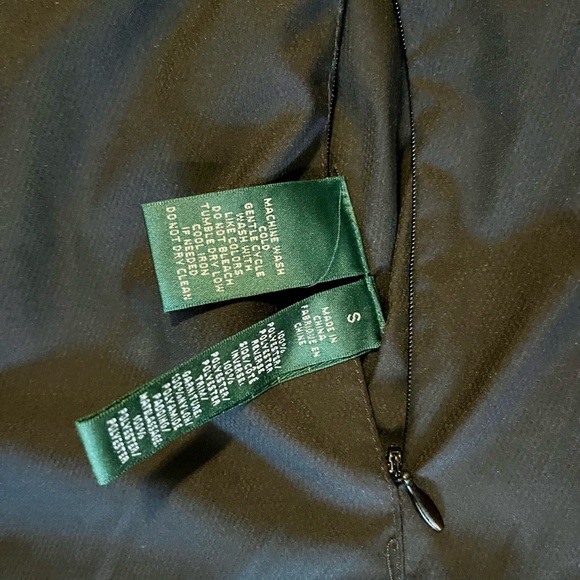 Lauren Ralph Lauren Reversible Black Vest - Picture 3 of 6